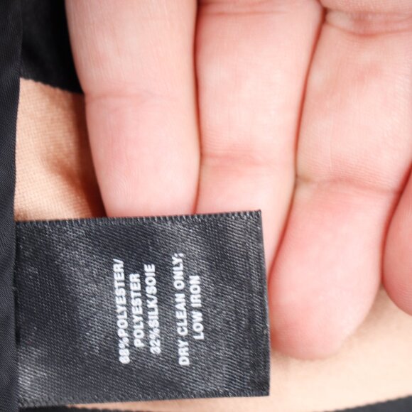 Lafayette 148 jacket women's Large full zip striped collared silk polyester - Picture 11 of 12